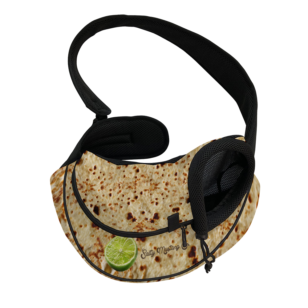 Tortilla & Lime Dog Sling Crossbody Carrier Bag