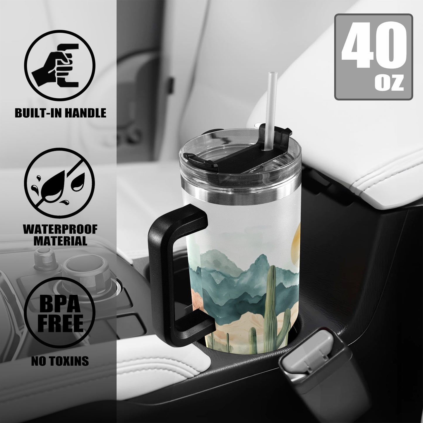 Limpia Creek 40 oz Tumbler