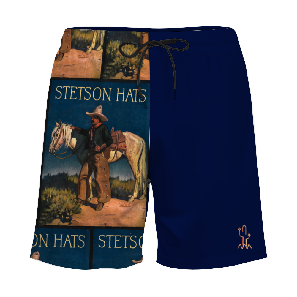 Over The Horizon Stetson Hats Men's Mesh Lining Fast Drying Swim Trunks