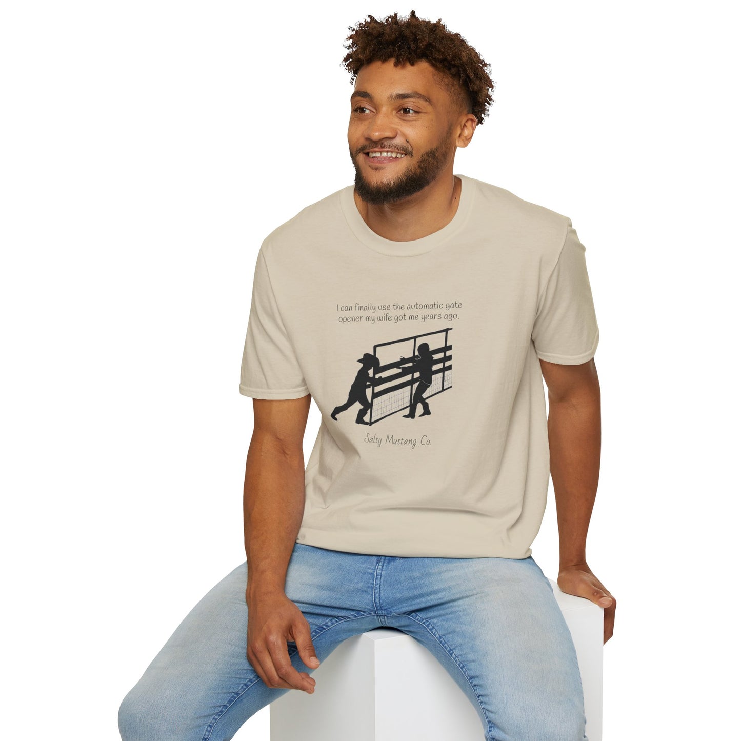 Automatic Gate Opener (For Husband) Softstyle T-Shirt