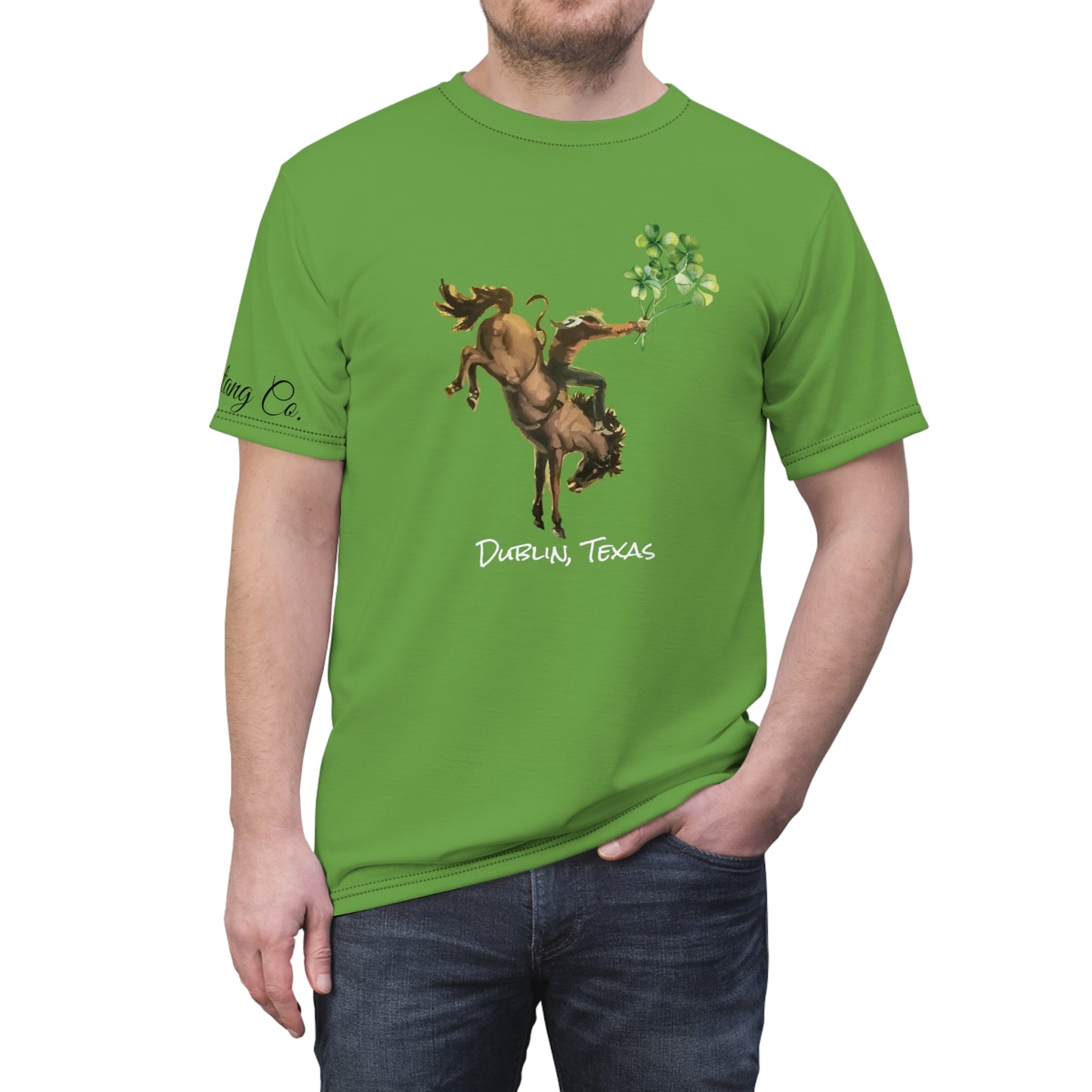 Dublin, Texas Bronc Rider Shamrock Unisex