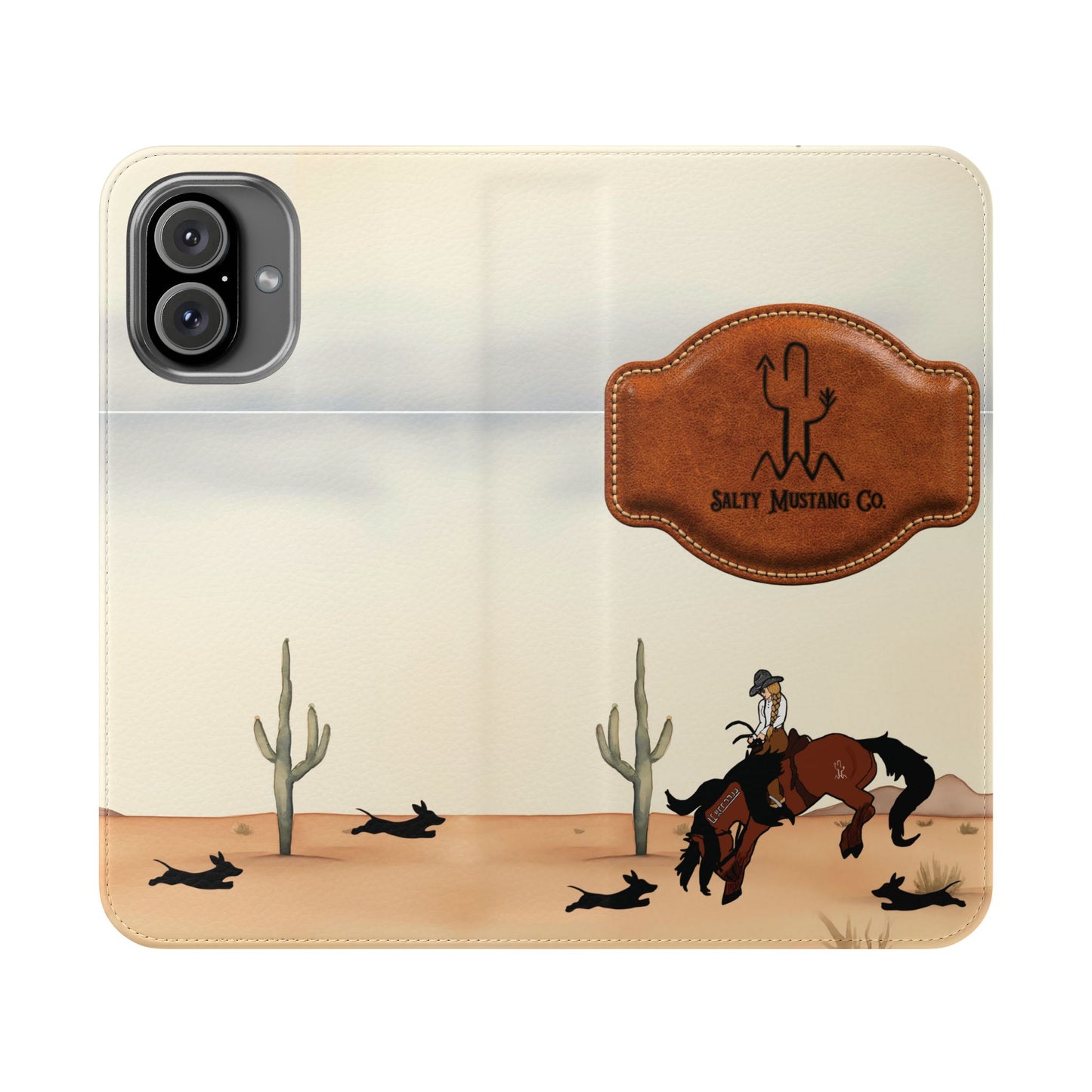 Salty Mustang Co. Spirited Desert Flip Cases (iPhone and Samsung)
