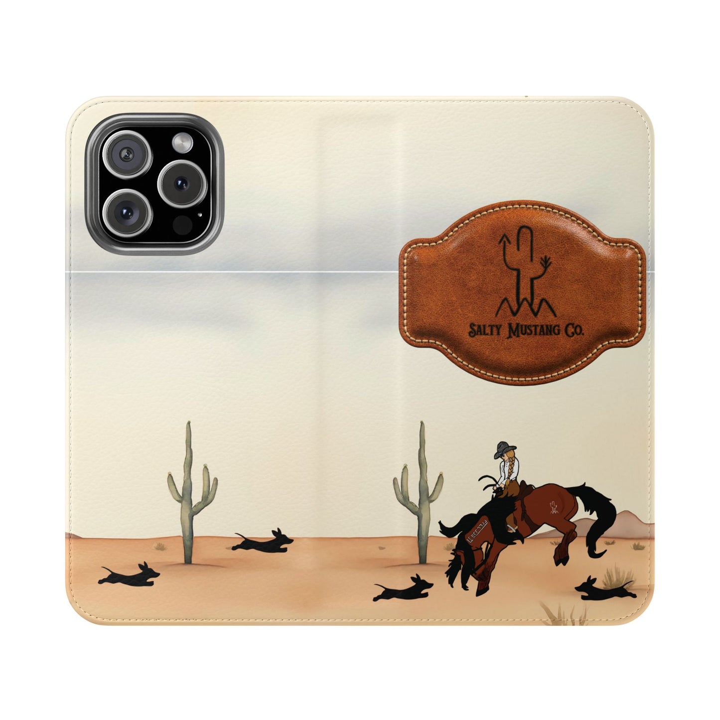 Salty Mustang Co. Spirited Desert Flip Cases (iPhone and Samsung)