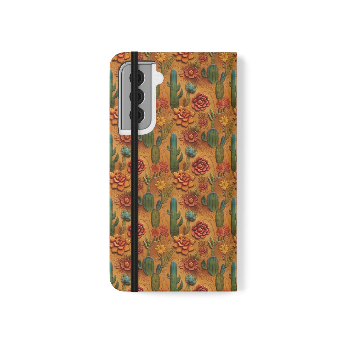 Customizable Mustang Brand Wallet Flip Phone Case (iPhone and Samsung)