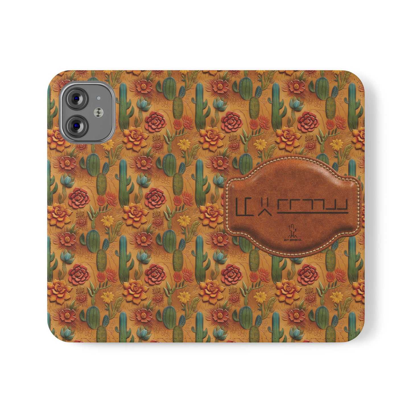 Customizable Mustang Brand Wallet Flip Phone Case (iPhone and Samsung)