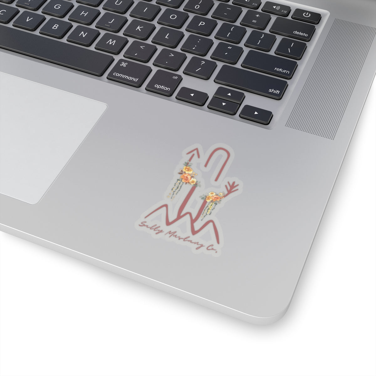 SMC Brand Dusty Yellow Rose Kiss-Cut Sticker
