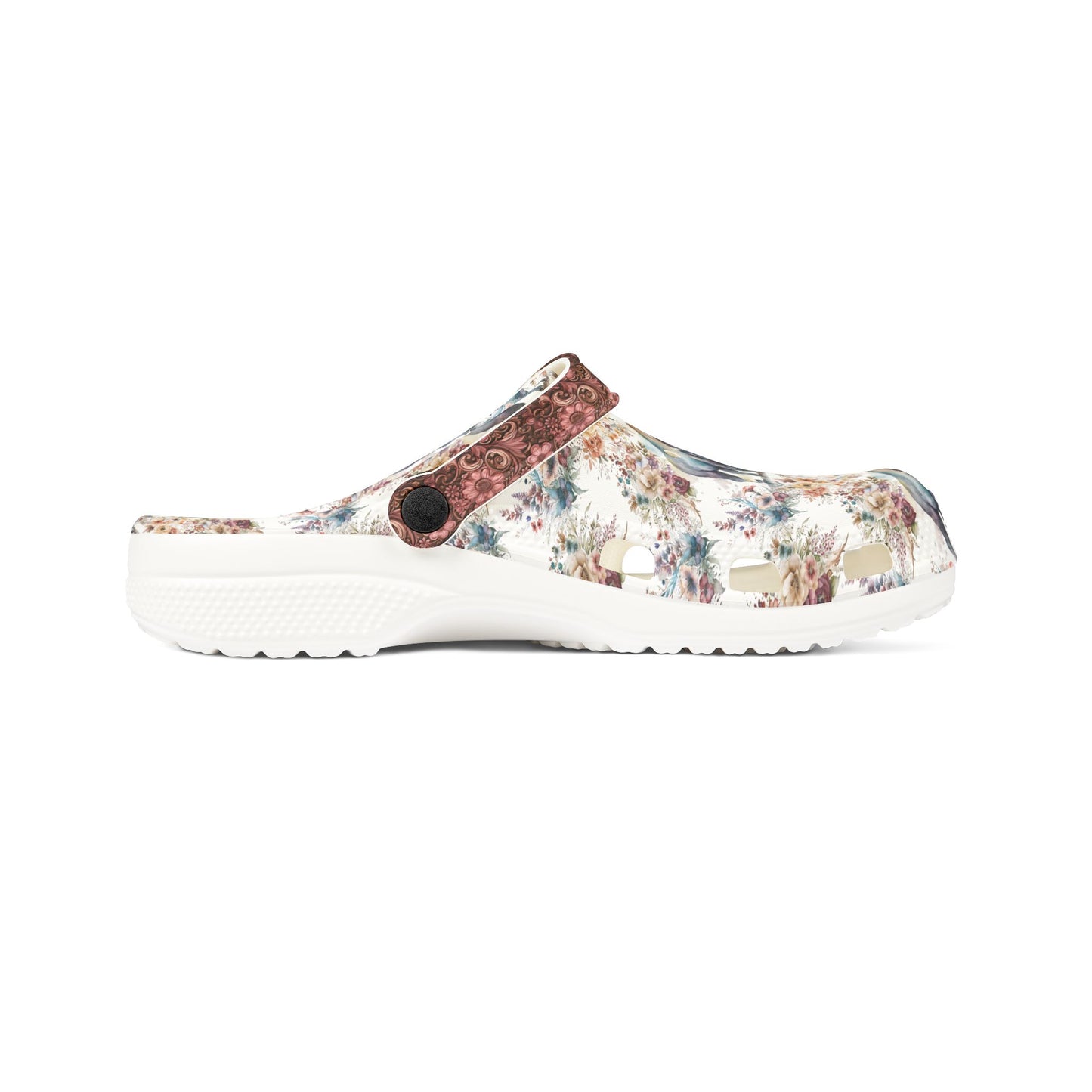 Buffalo Rose Foam Rubber Salty Clogs