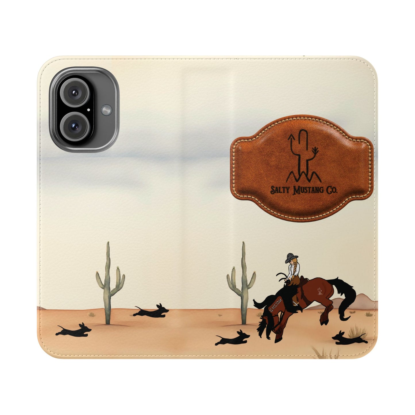 Salty Mustang Co. Spirited Desert Flip Cases (iPhone and Samsung)