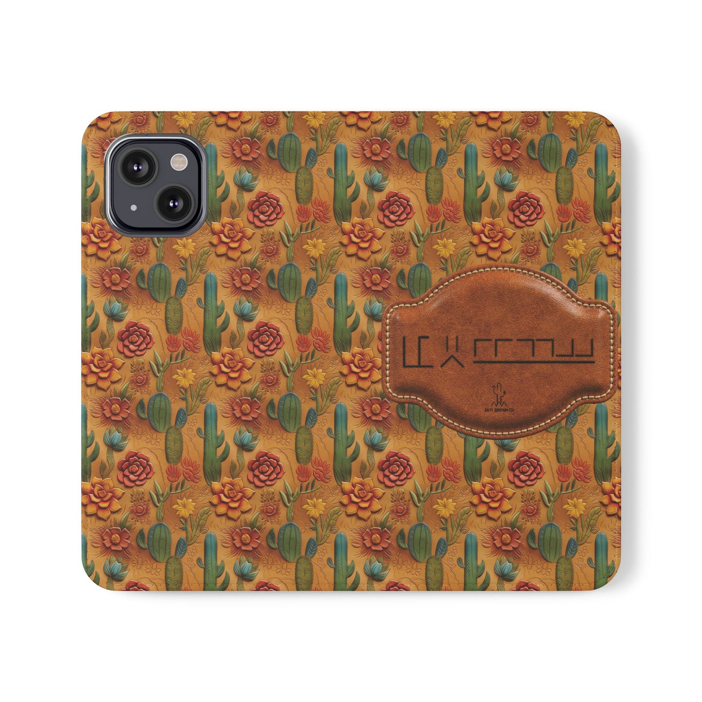 Customizable Mustang Brand Wallet Flip Phone Case (iPhone and Samsung)