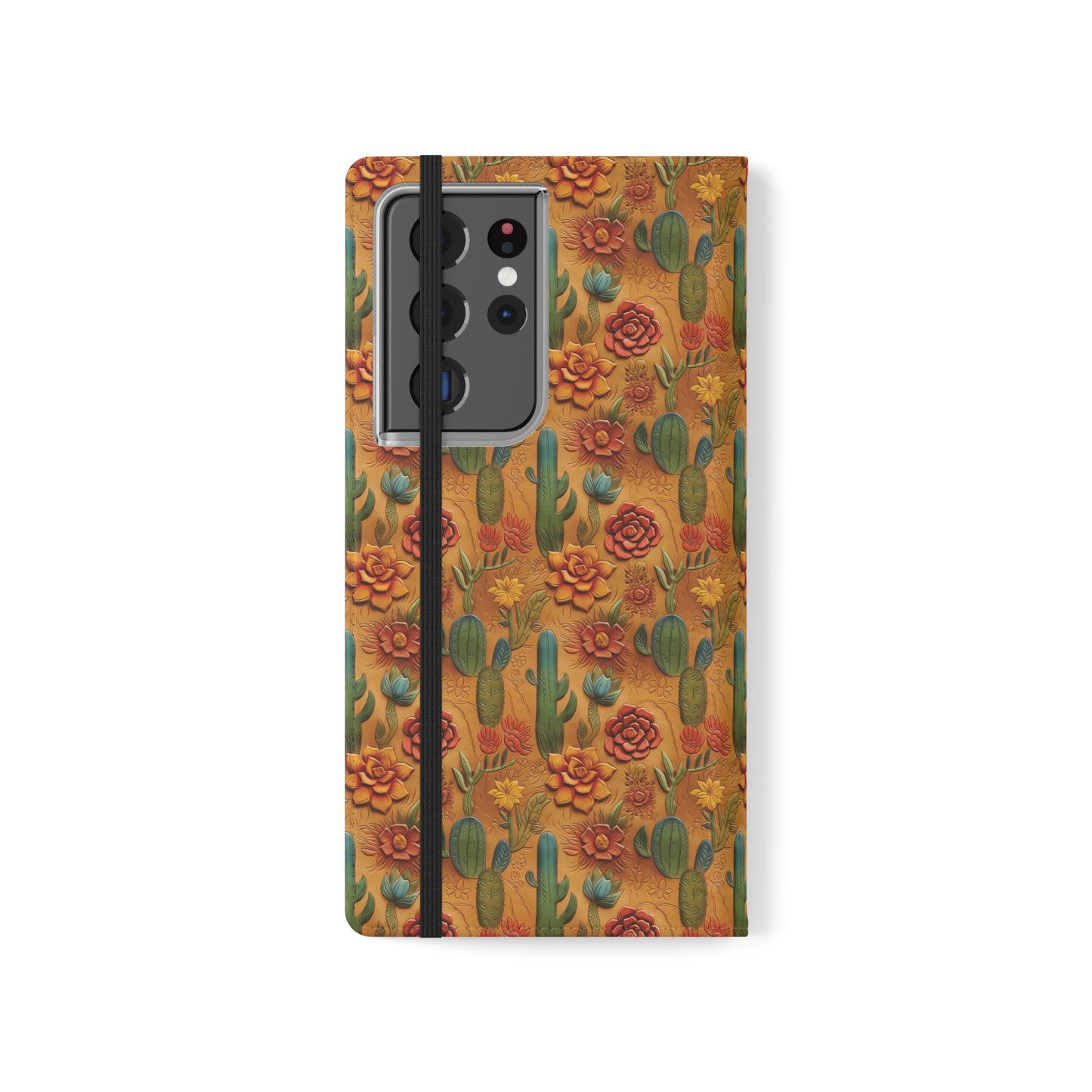 Customizable Mustang Brand Wallet Flip Phone Case (iPhone and Samsung)
