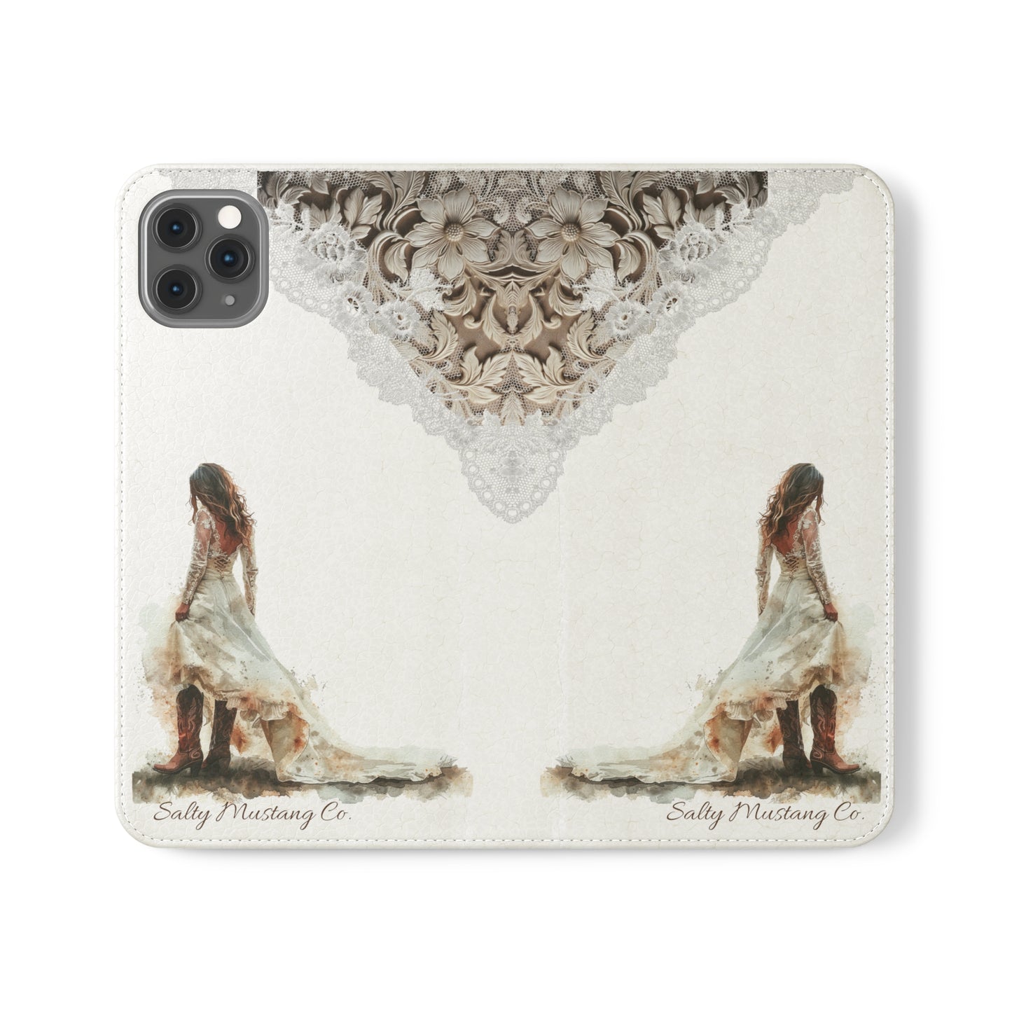 Leather & Lace Flip Cases (Samsung AND iPhone)
