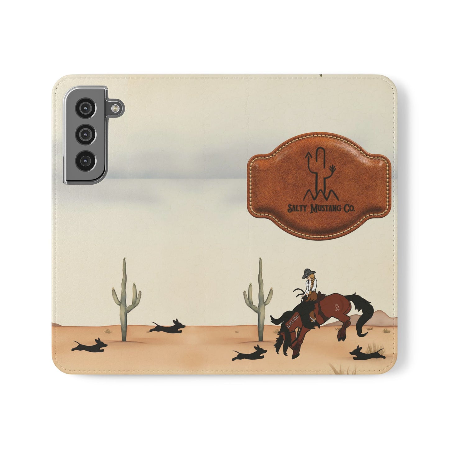 Salty Mustang Co. Spirited Desert Flip Cases (iPhone and Samsung)