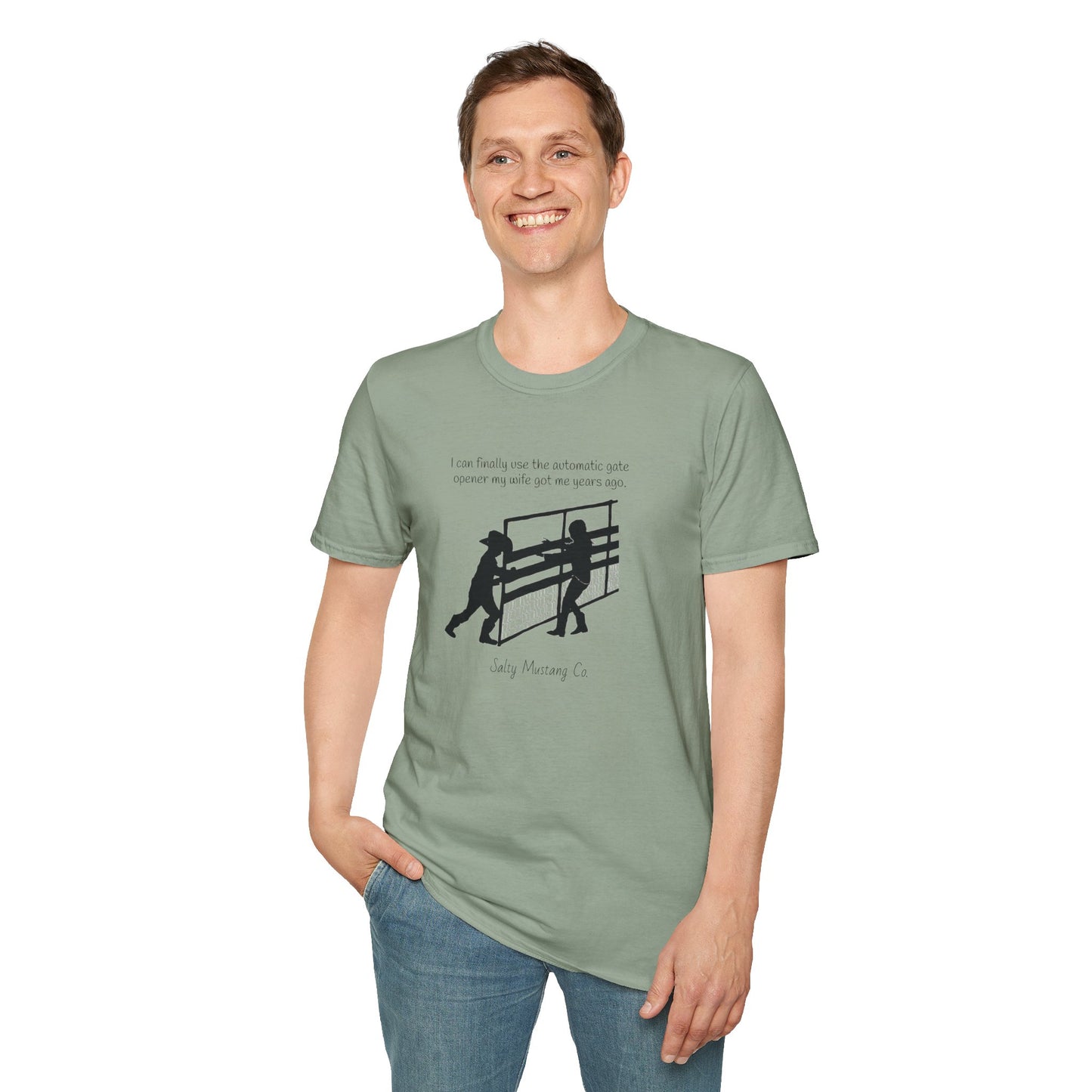 Automatic Gate Opener (For Husband) Softstyle T-Shirt