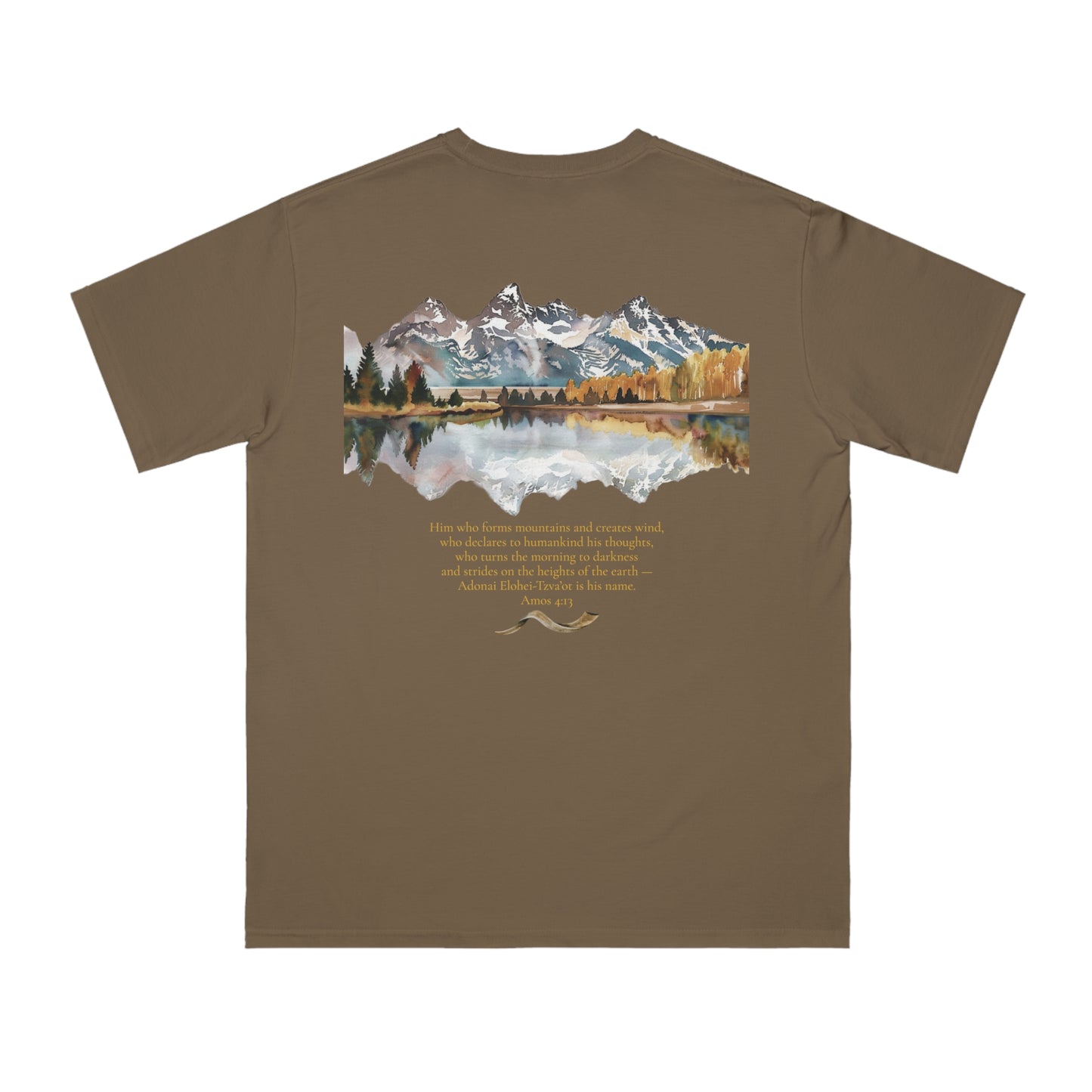 Amos 4:13 Teton Ridge Organic Unisex Classic T-Shirt