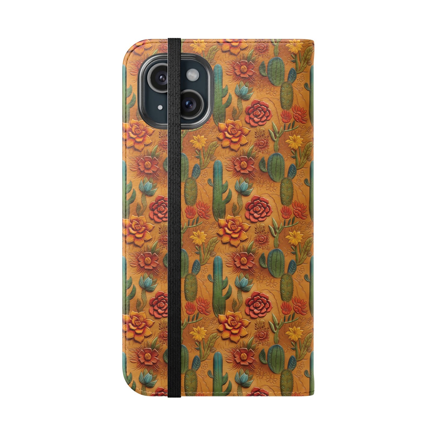 Customizable Mustang Brand Wallet Flip Phone Case (iPhone and Samsung)