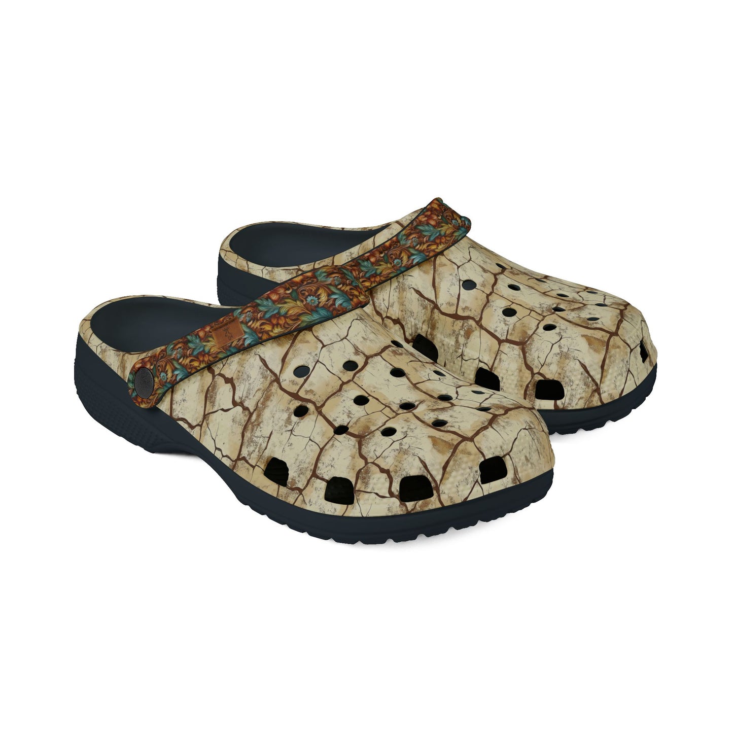 Beauty in the Drought Foam Rubber Salty Clogs
