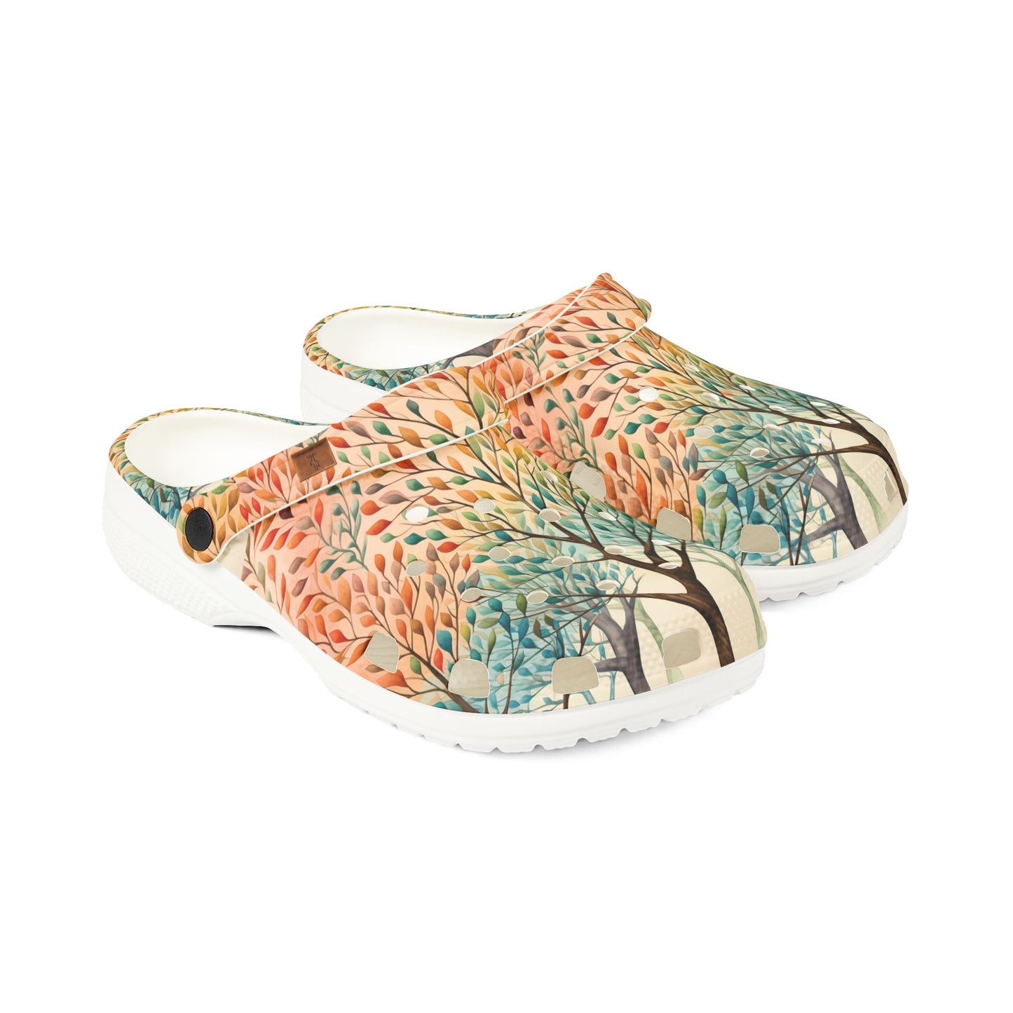 Painted Woods Foam Rubber Salty Clogs