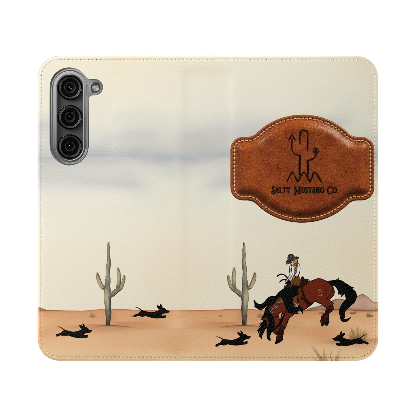 Salty Mustang Co. Spirited Desert Flip Cases (iPhone and Samsung)
