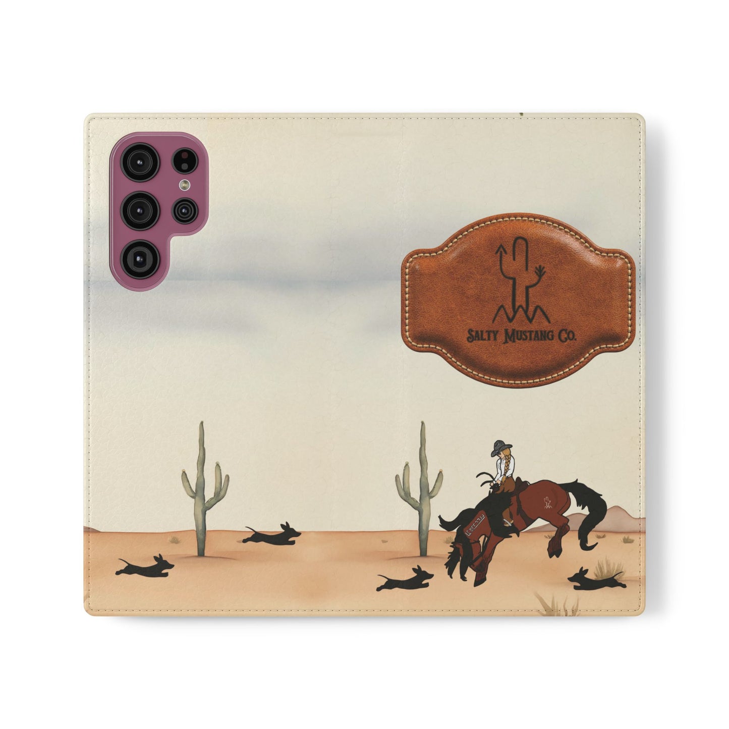 Salty Mustang Co. Spirited Desert Flip Cases (iPhone and Samsung)