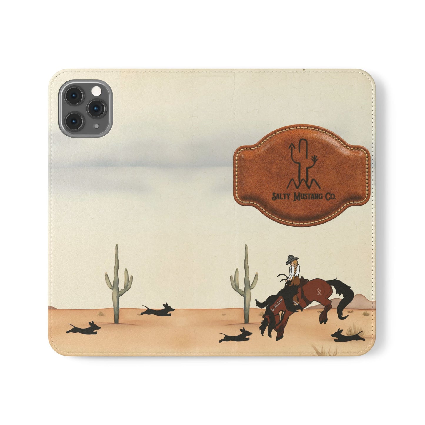 Salty Mustang Co. Spirited Desert Flip Cases (iPhone and Samsung)