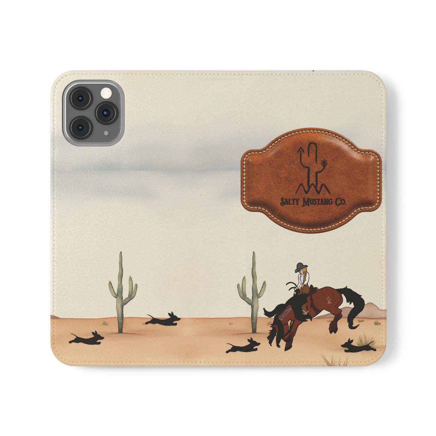 Salty Mustang Co. Spirited Desert Flip Cases (iPhone and Samsung)