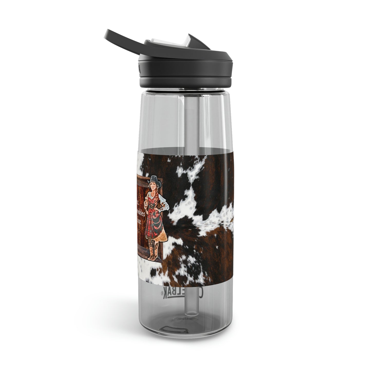 Punchy Queen "Go Bra-less. It'll Pull The Wrinkles Out Of Your Face." CamelBak Eddy® Water Bottle, 20oz\25oz