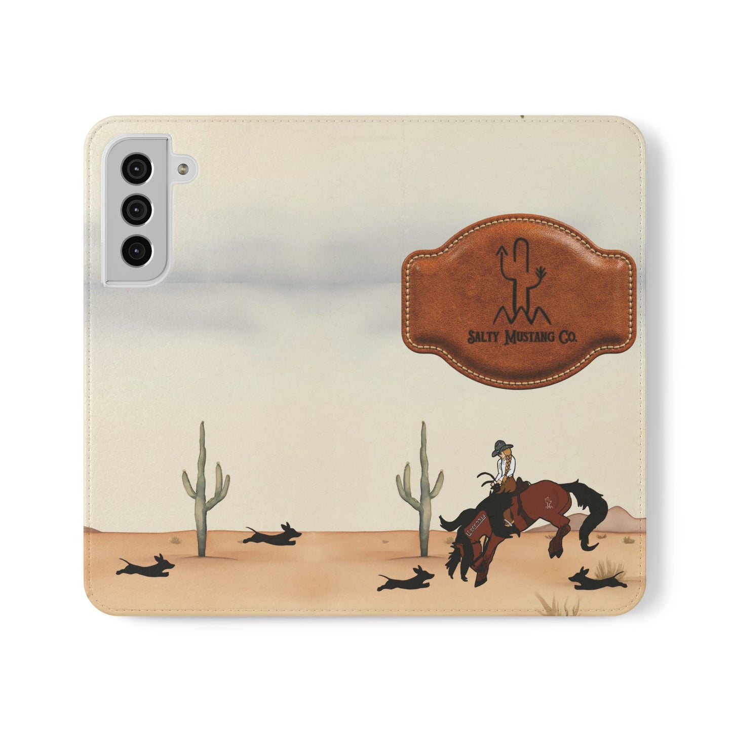 Salty Mustang Co. Spirited Desert Flip Cases (iPhone and Samsung)
