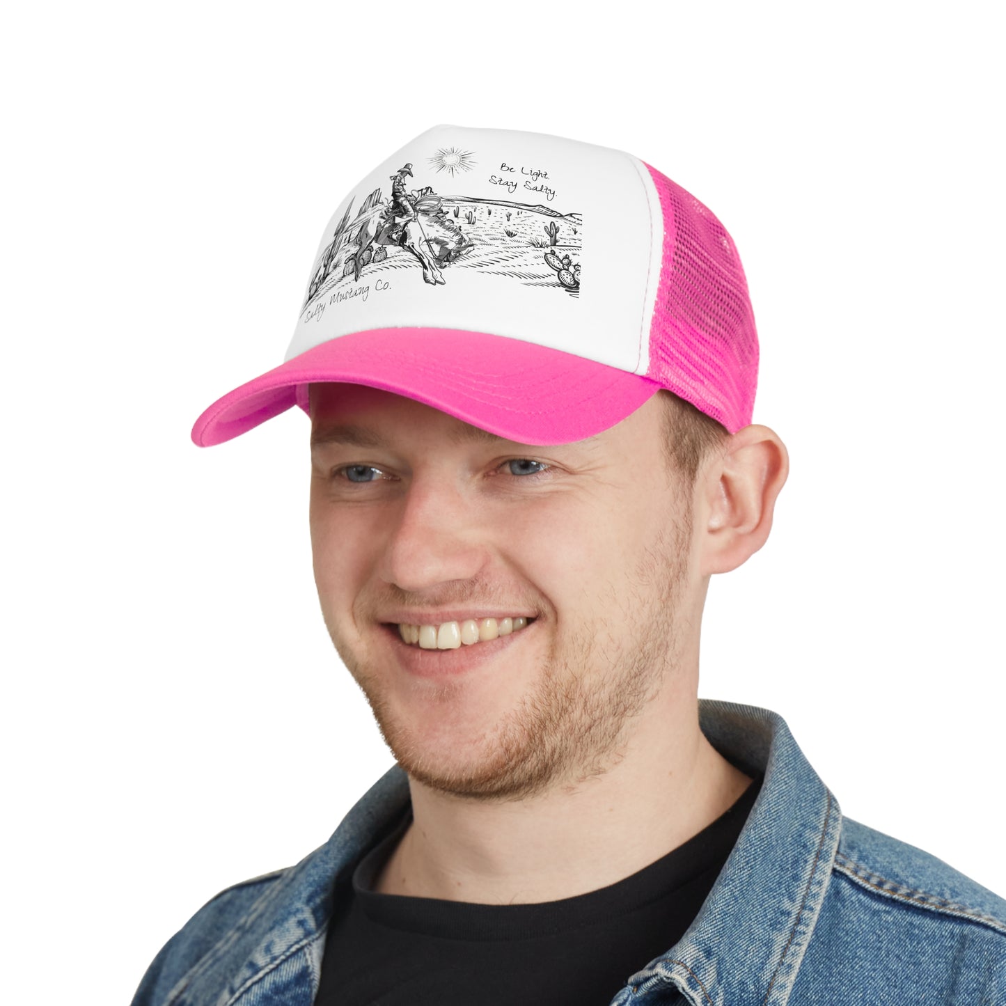 West Texas Bronc Rider Mesh Cap