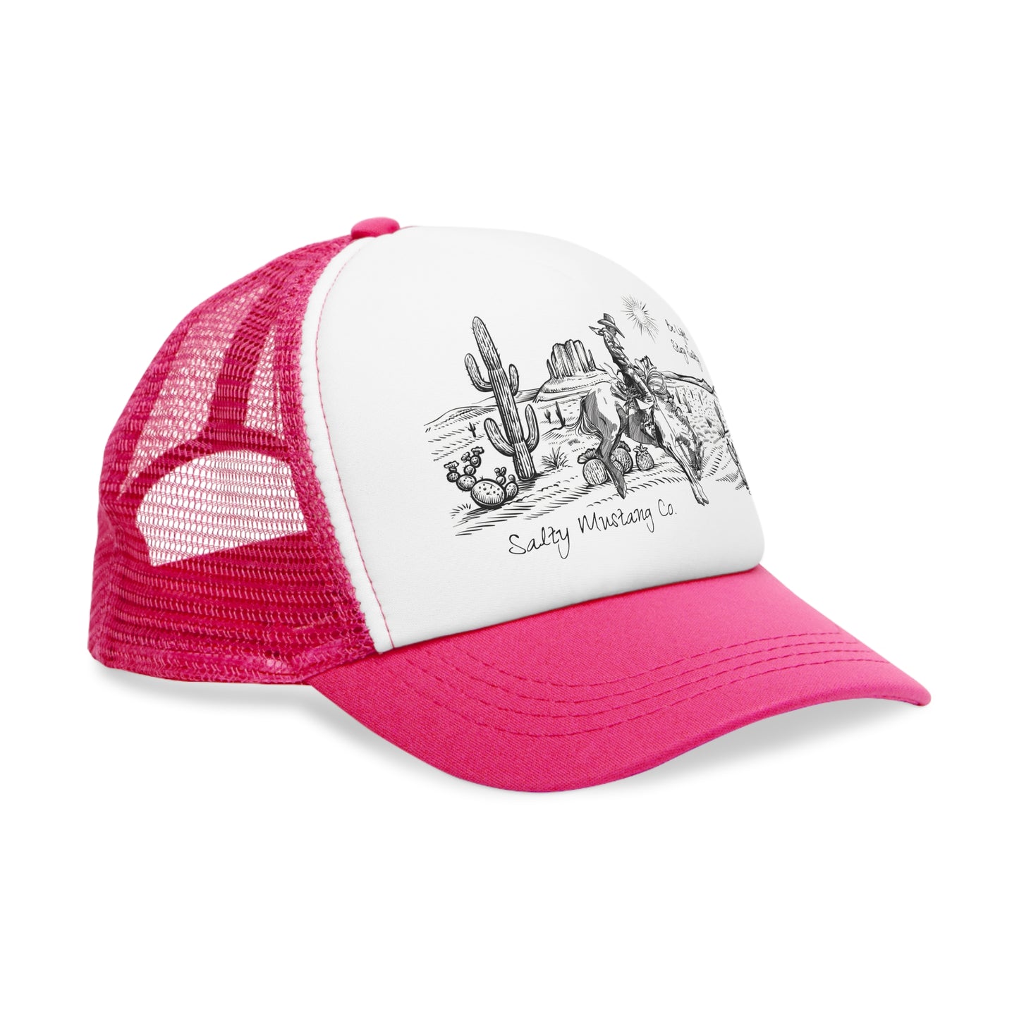 West Texas Bronc Rider Mesh Cap