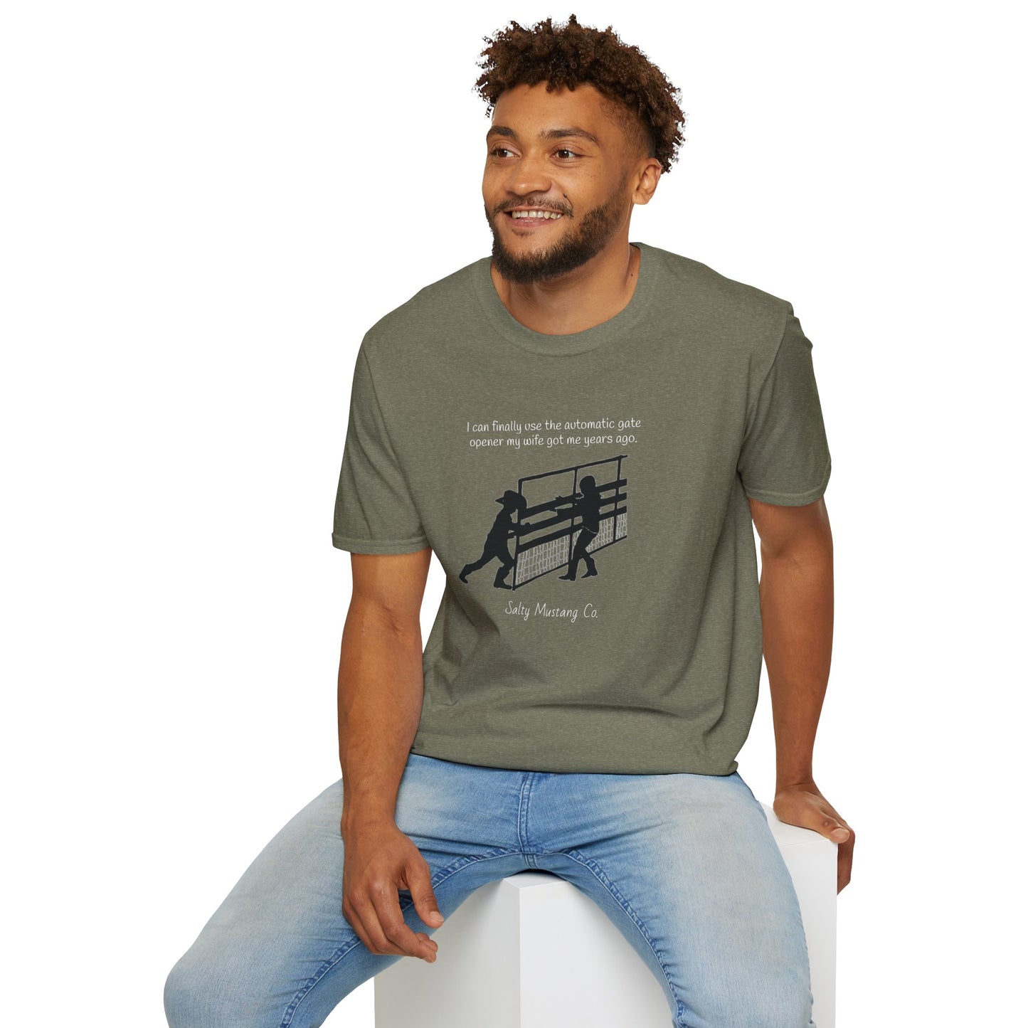 Automatic Gate Opener (For Husband) Softstyle T-Shirt