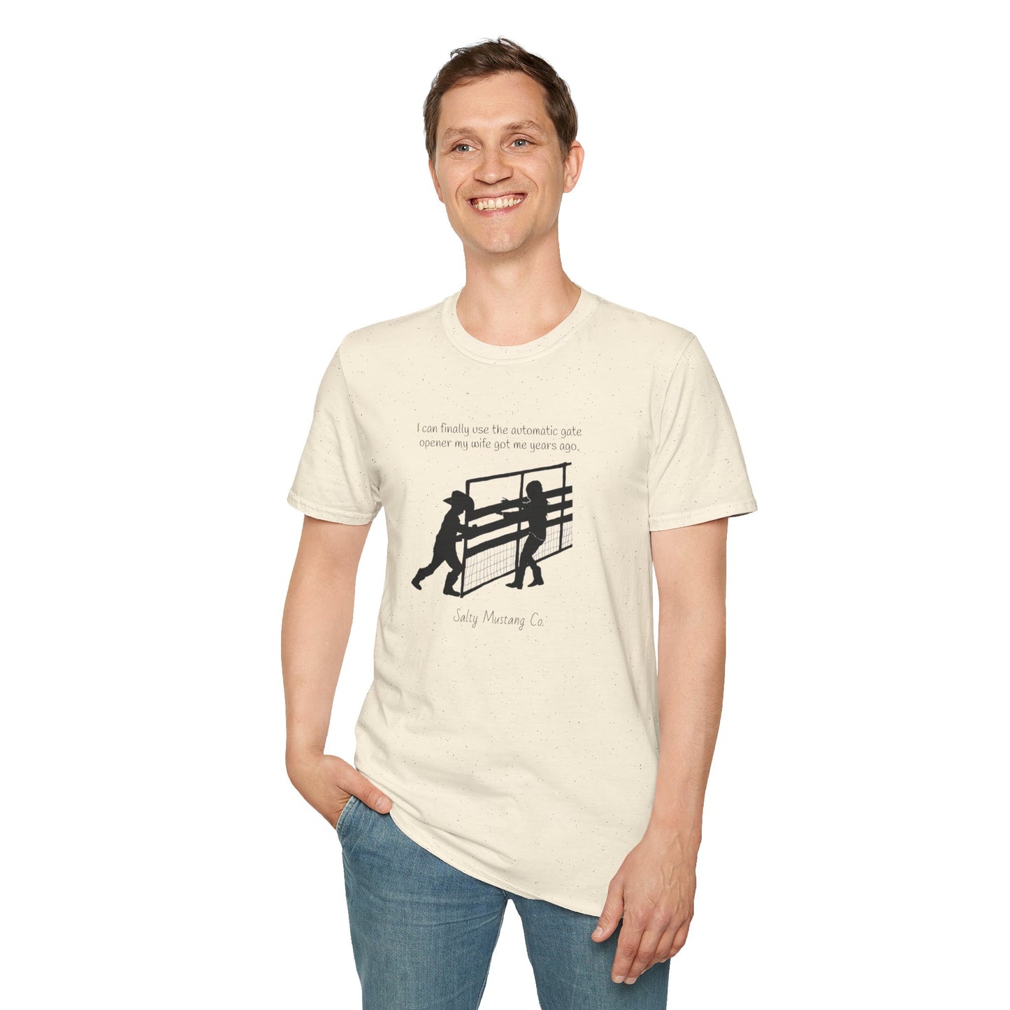 Automatic Gate Opener (For Husband) Softstyle T-Shirt