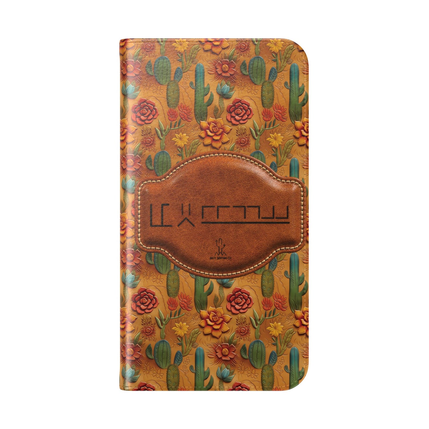 Customizable Mustang Brand Wallet Flip Phone Case (iPhone and Samsung)