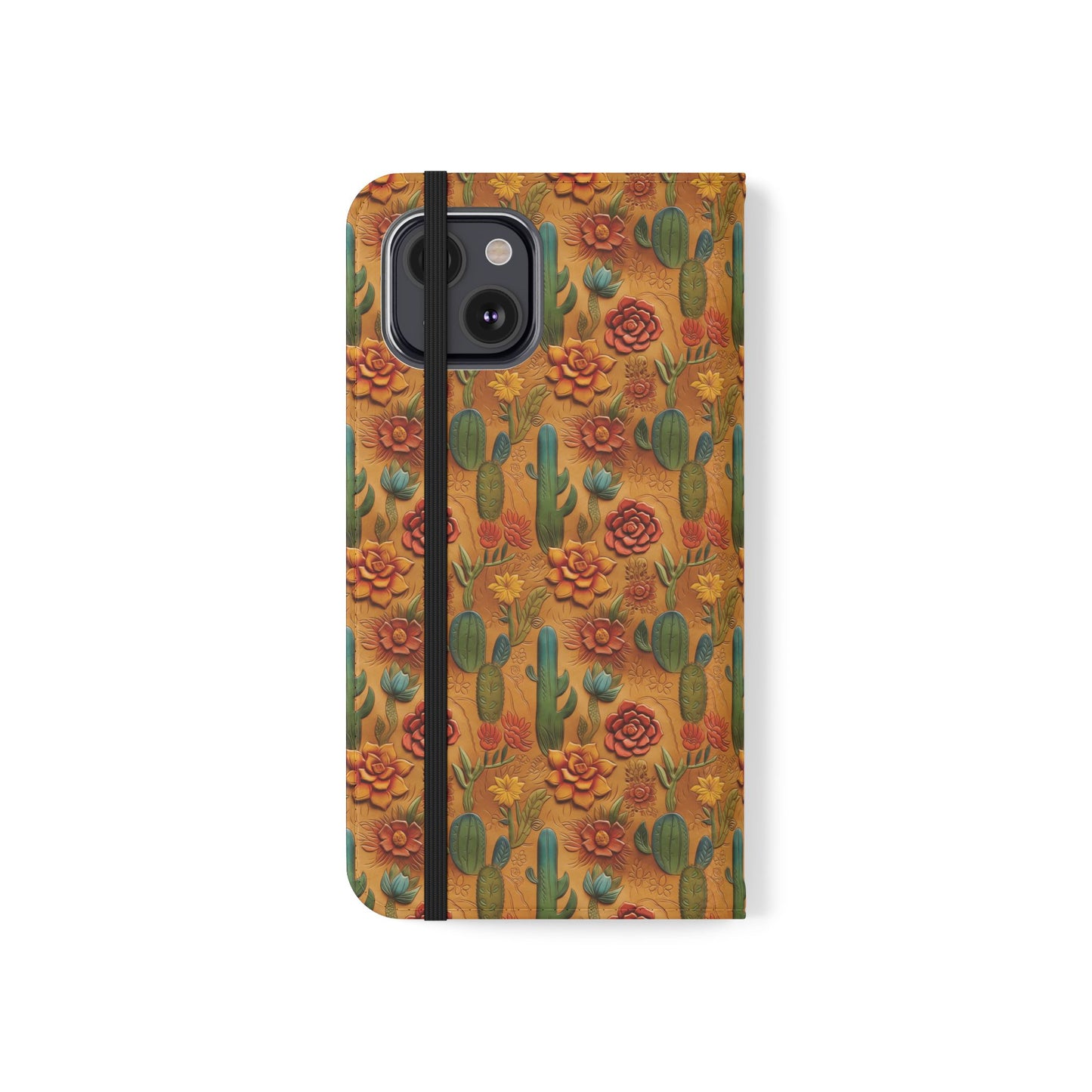 Customizable Mustang Brand Wallet Flip Phone Case (iPhone and Samsung)