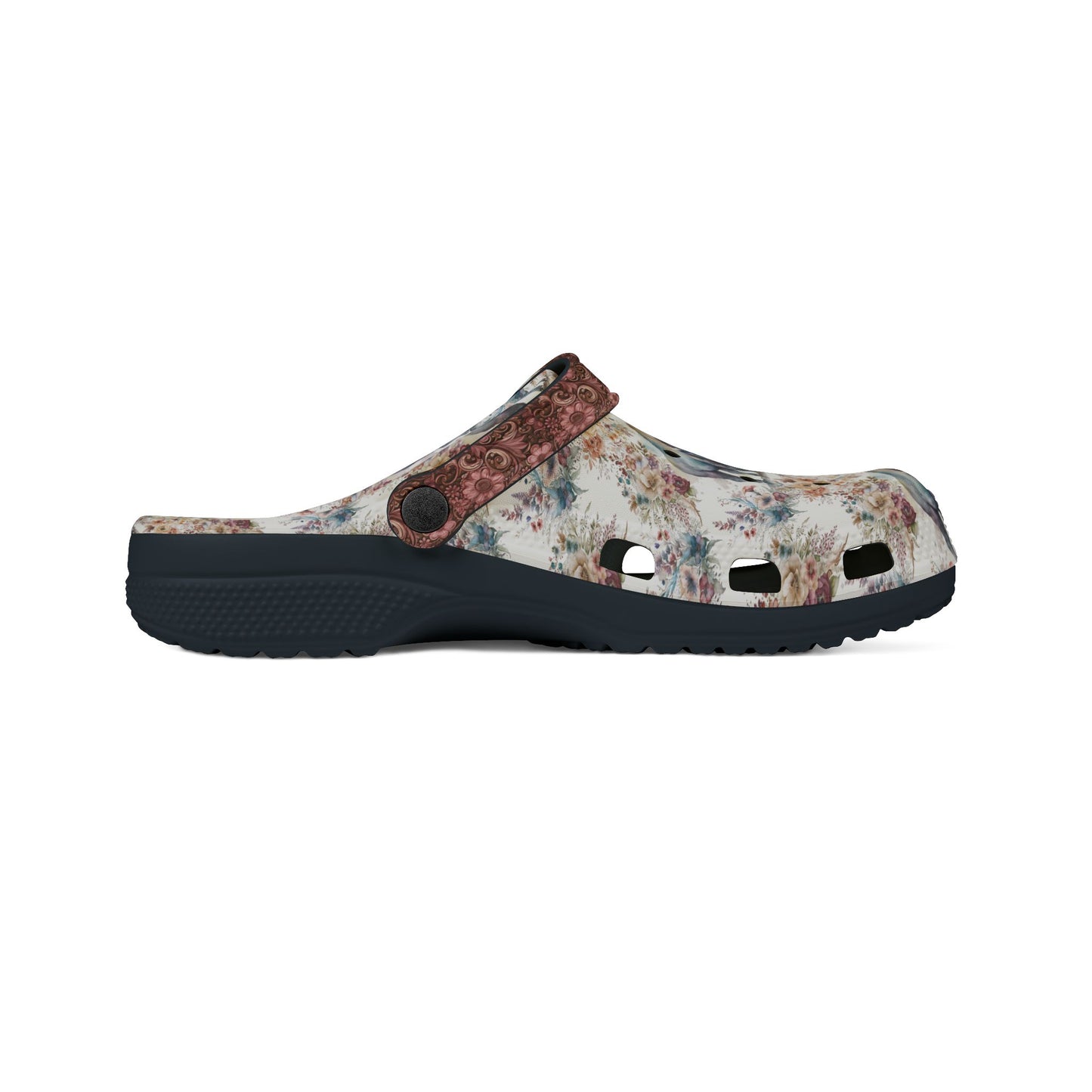 Buffalo Rose Foam Rubber Salty Clogs