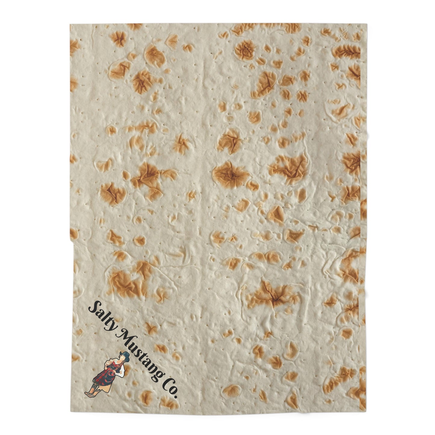 Salty Mustang Co. Tortilla Print Baby Swaddle Blanket