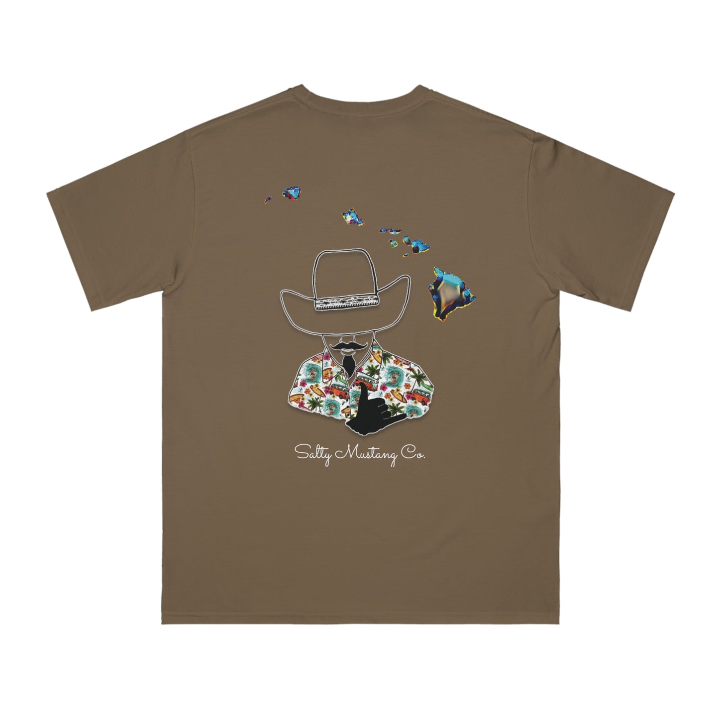 Paniolo Hawai'i Salty Mustang Co. Organic Unisex Classic T-Shirt