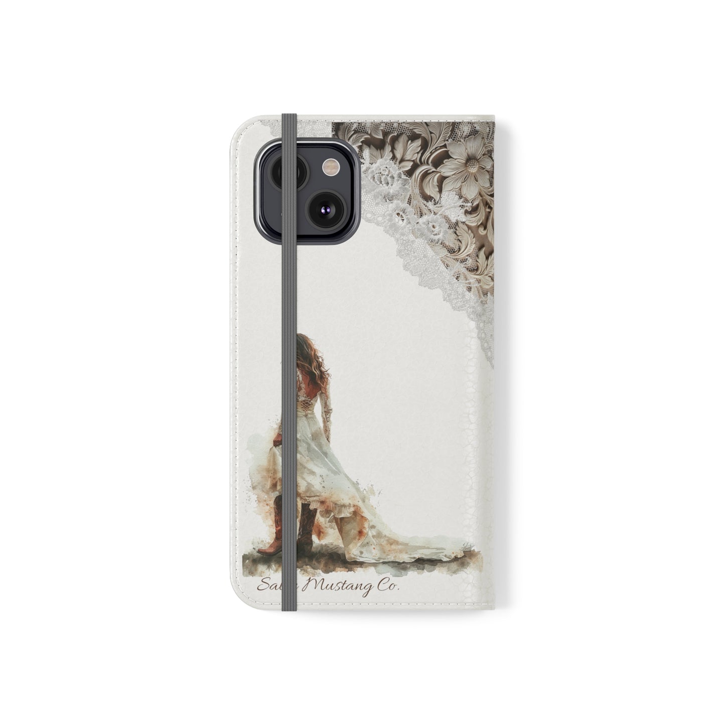 Leather & Lace Flip Cases (Samsung AND iPhone)