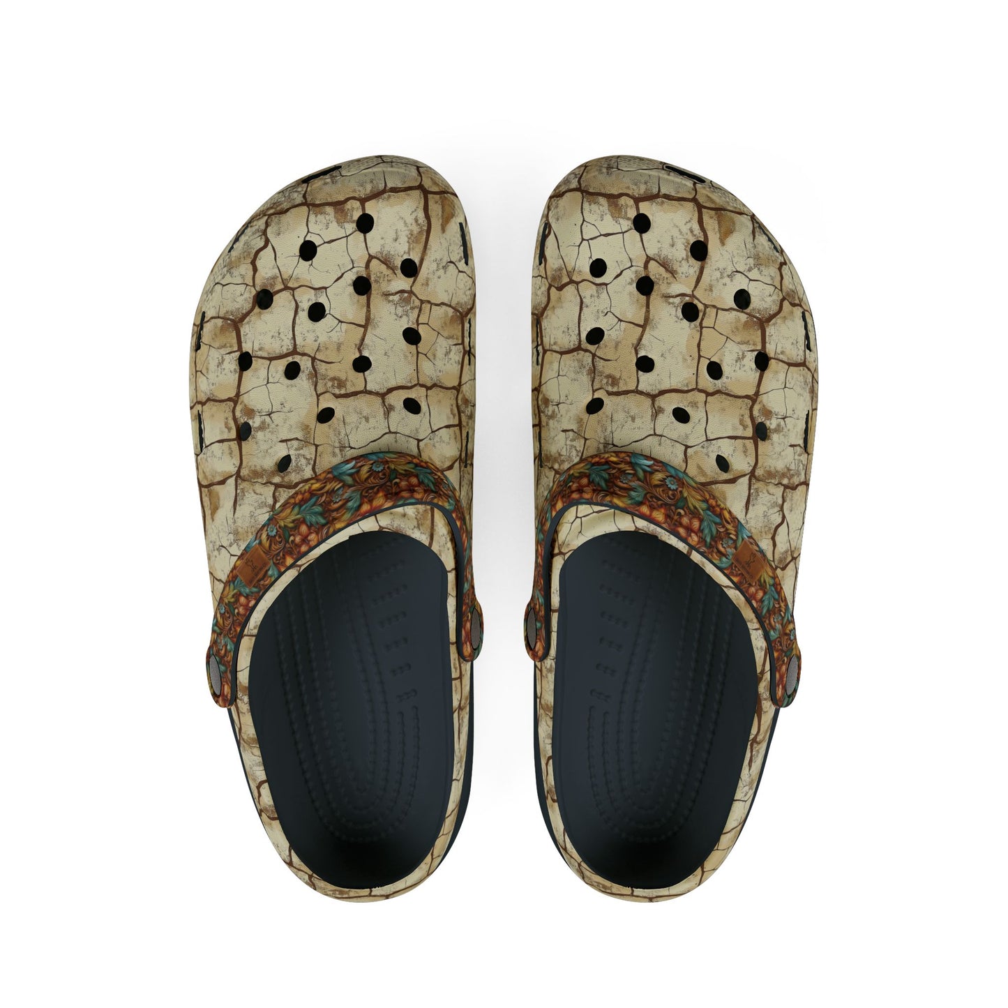 Beauty in the Drought Foam Rubber Salty Clogs