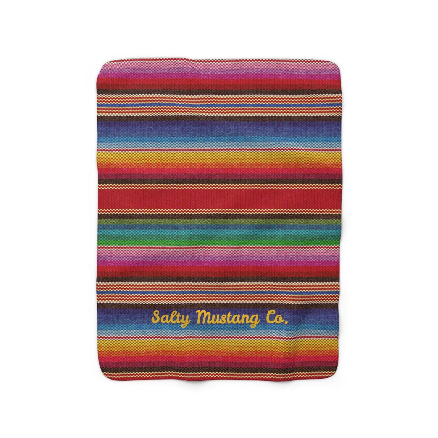 Serape Southwest Pattern Sherpa Fleece Blanket