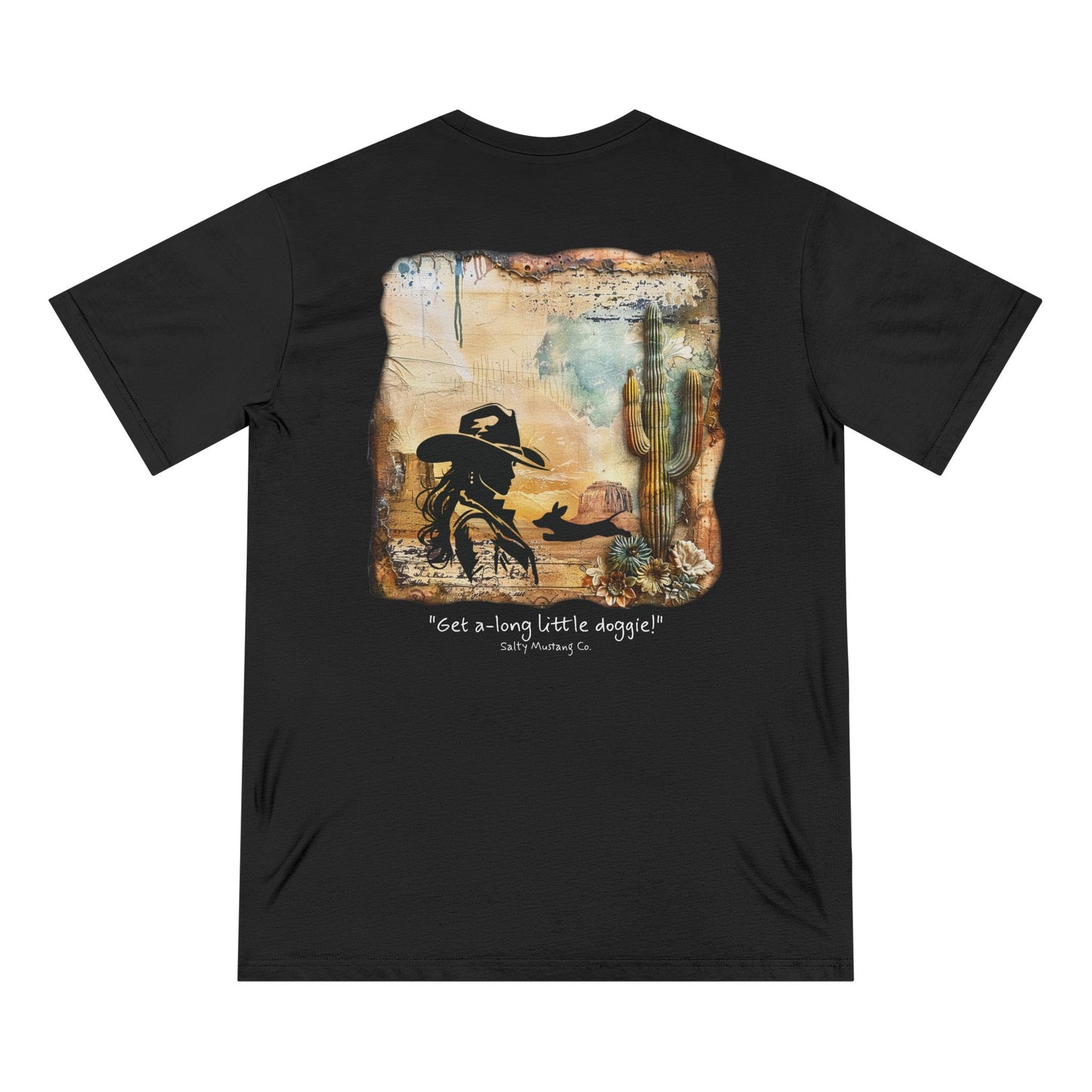 Get A-Long Little Doggie Organic Staple T-shirt