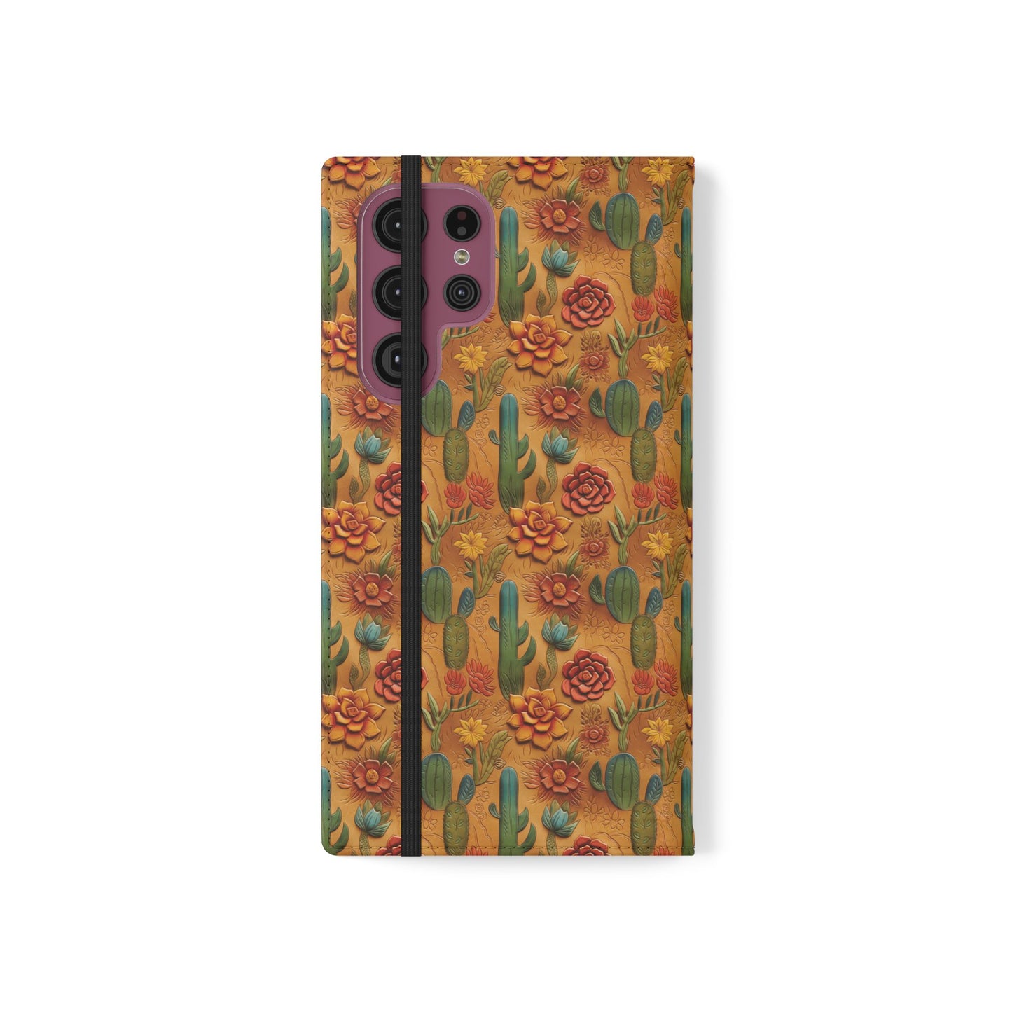 Customizable Mustang Brand Wallet Flip Phone Case (iPhone and Samsung)