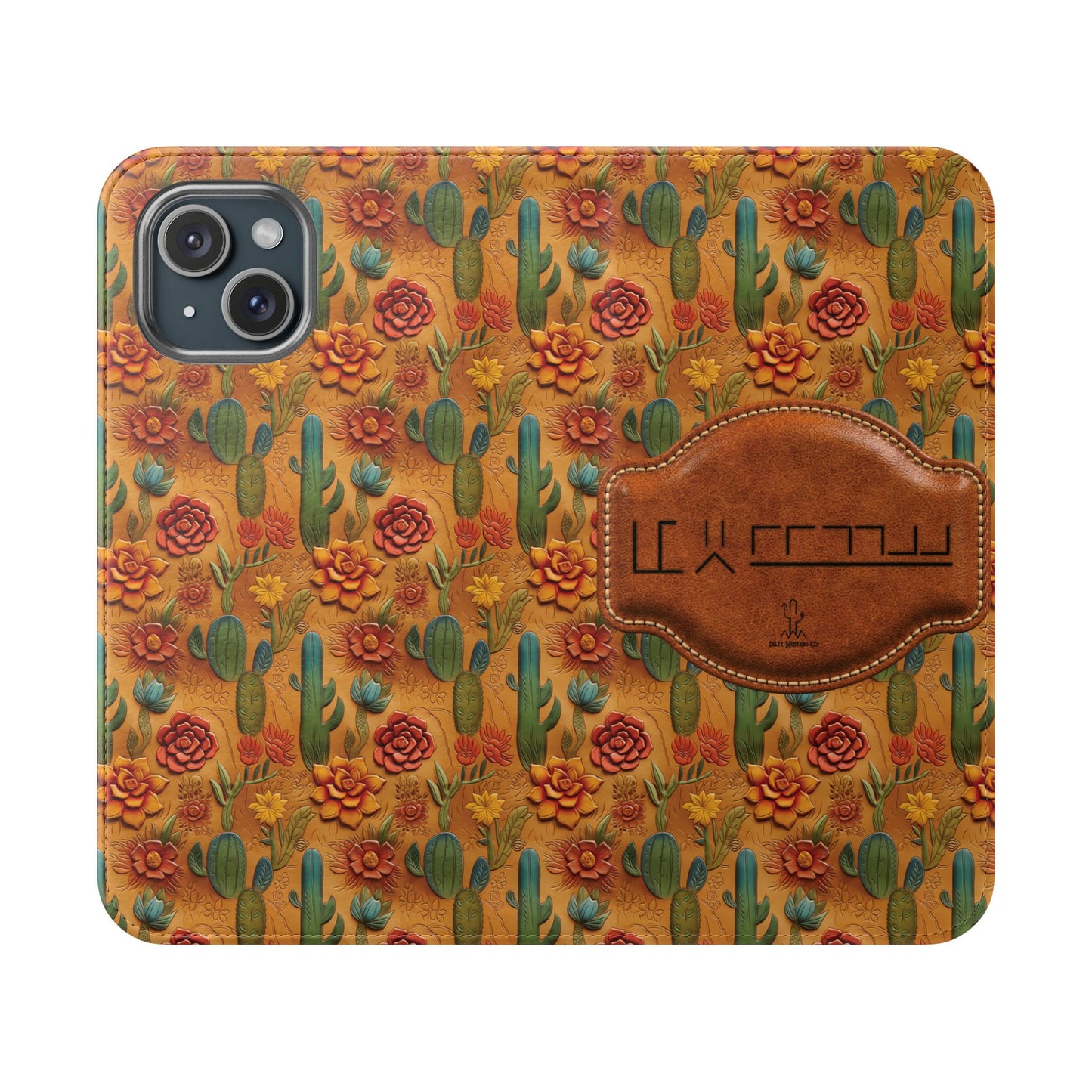 Customizable Mustang Brand Wallet Flip Phone Case (iPhone and Samsung)