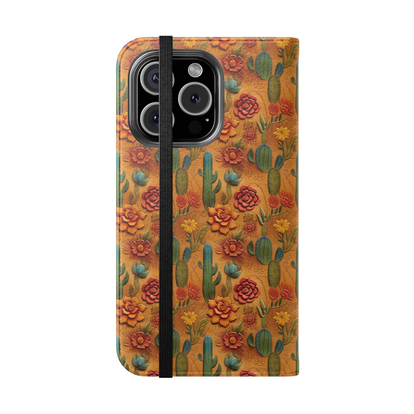 Customizable Mustang Brand Wallet Flip Phone Case (iPhone and Samsung)