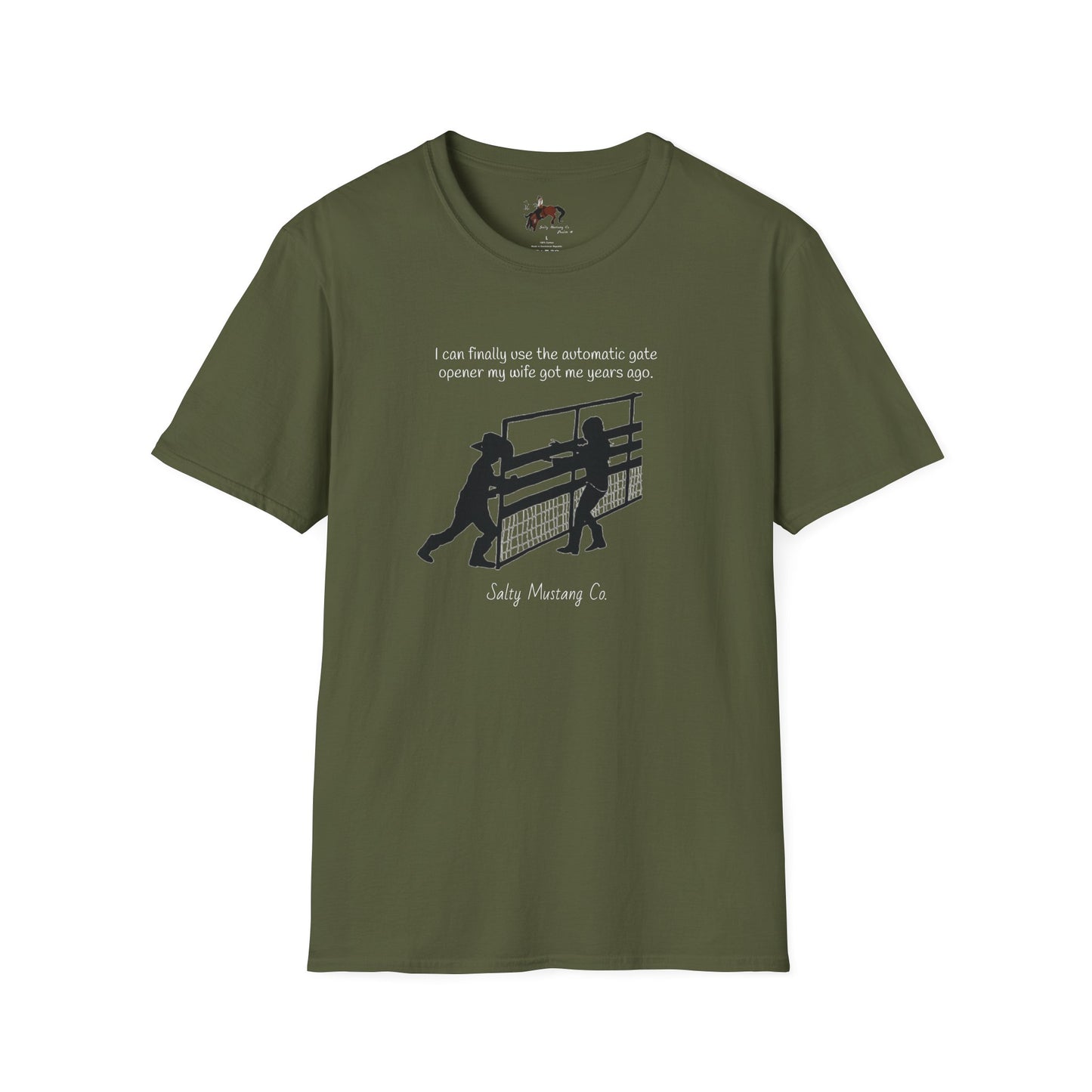 Automatic Gate Opener (For Husband) Softstyle T-Shirt
