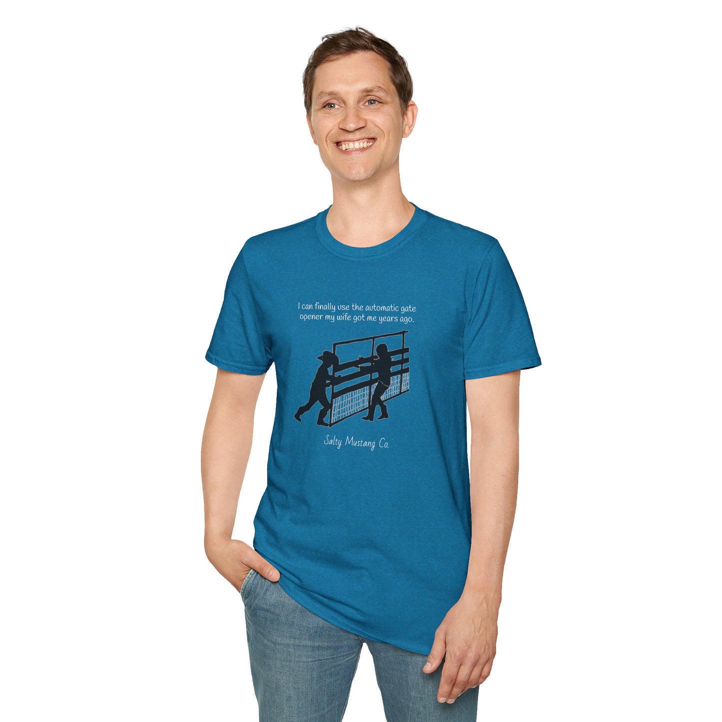 Automatic Gate Opener (For Husband) Softstyle T-Shirt