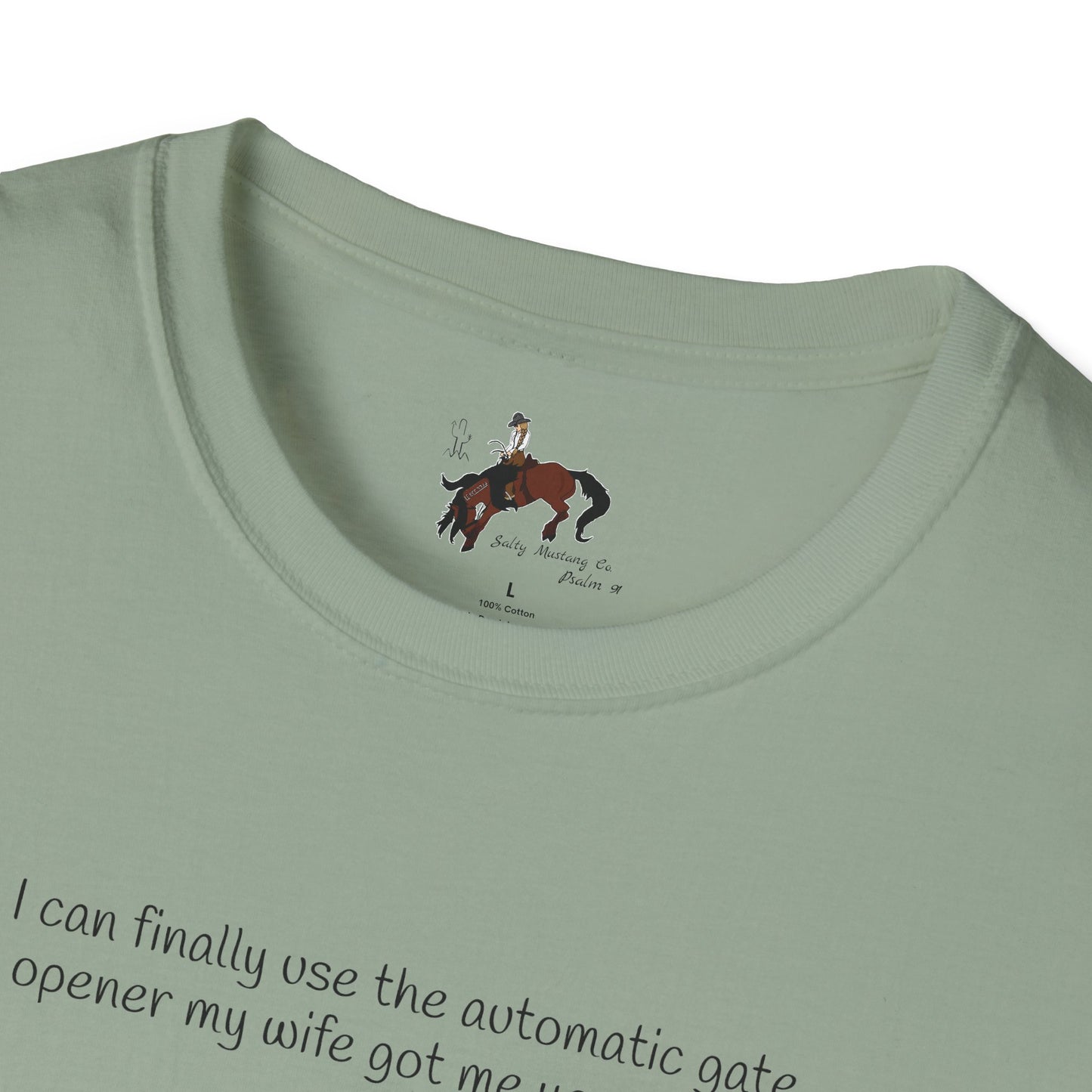 Automatic Gate Opener (For Husband) Softstyle T-Shirt