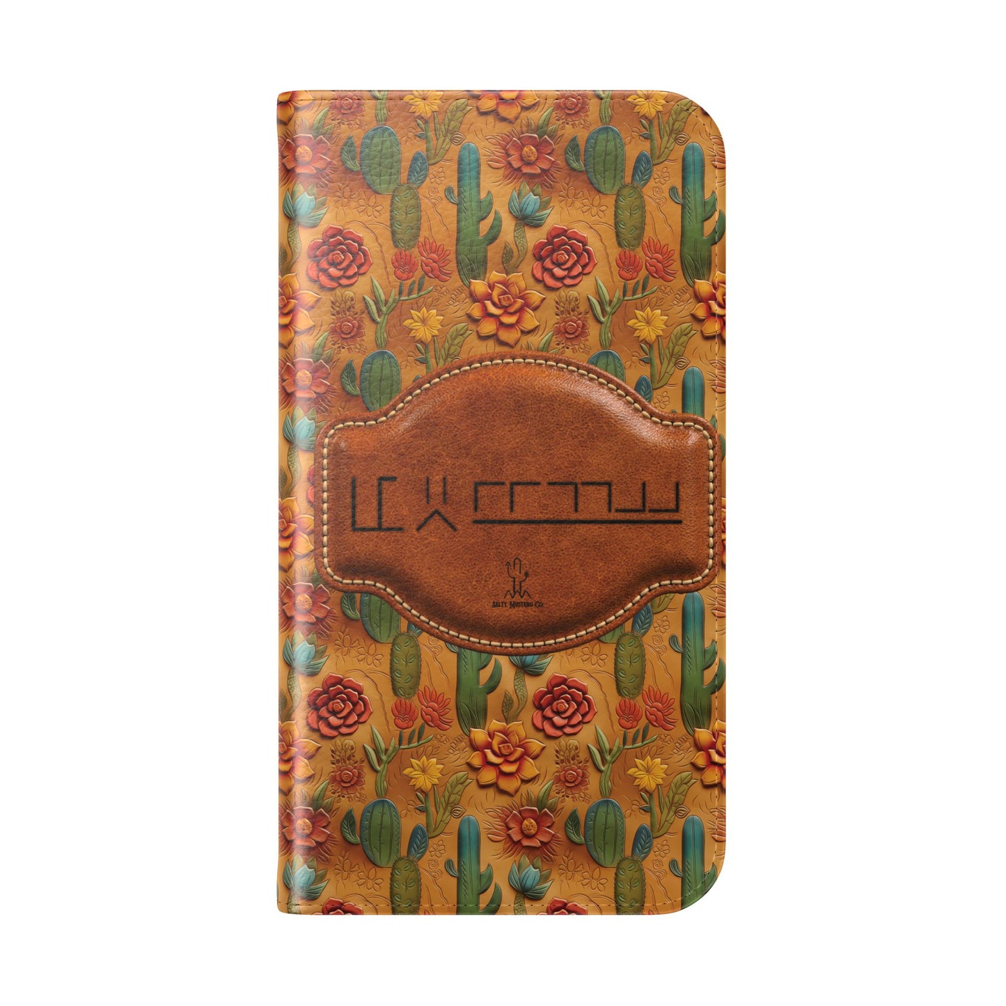 Customizable Mustang Brand Wallet Flip Phone Case (iPhone and Samsung)