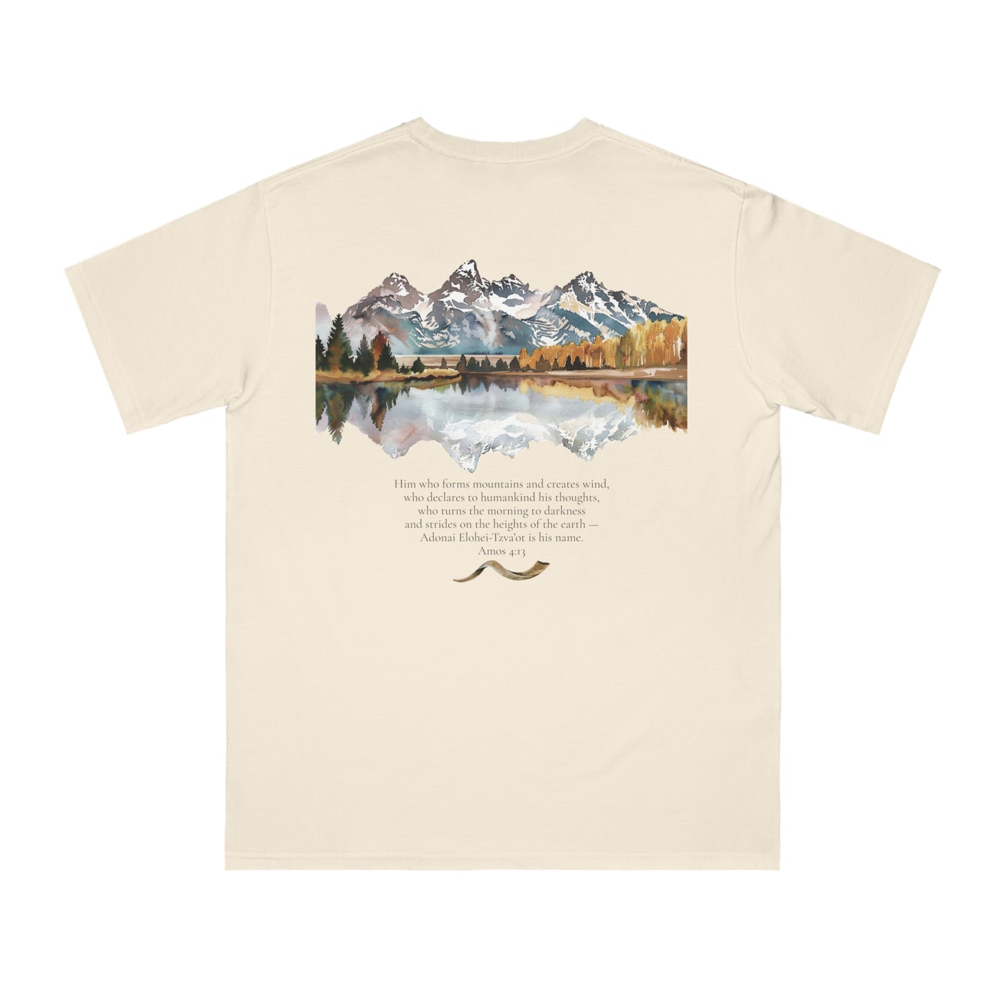 Amos 4:13 Teton Ridge Organic Unisex Classic T-Shirt