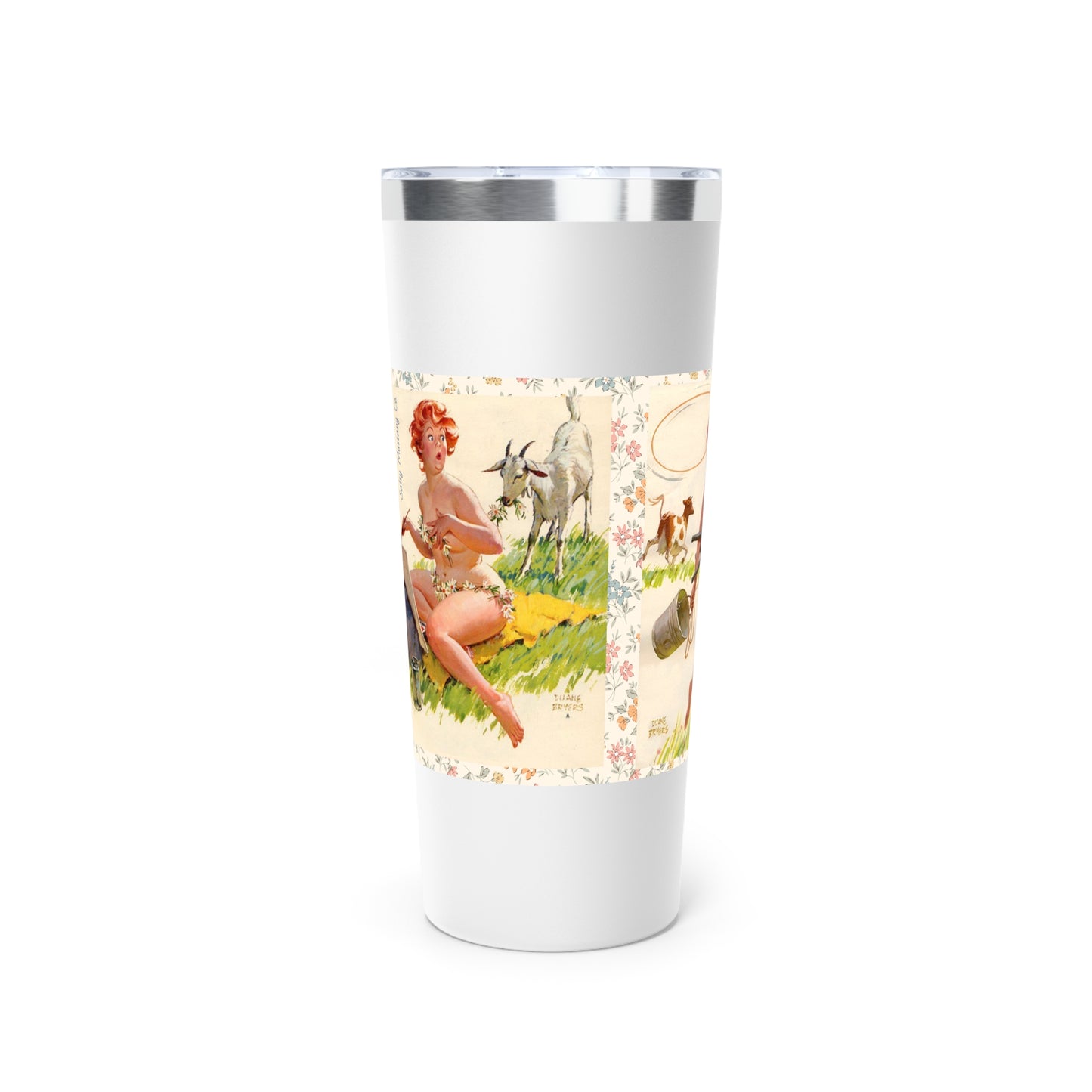 Hilda On The Farm Duane Bryers Copper Vacuum Insulated Tumbler, 22oz