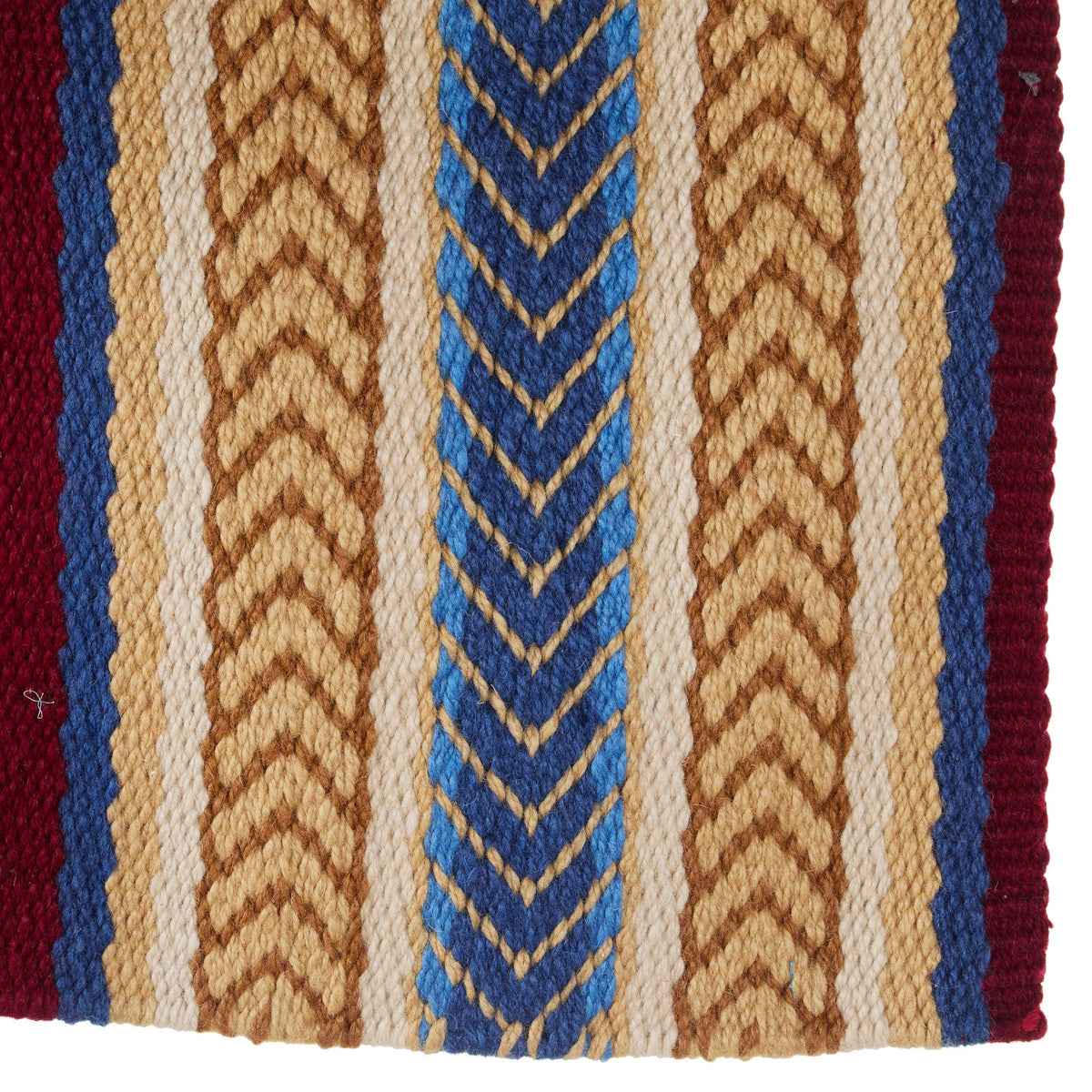1425-7 Iron Horse 36x34 New Zealand Wool Saddle Blanket MULTI